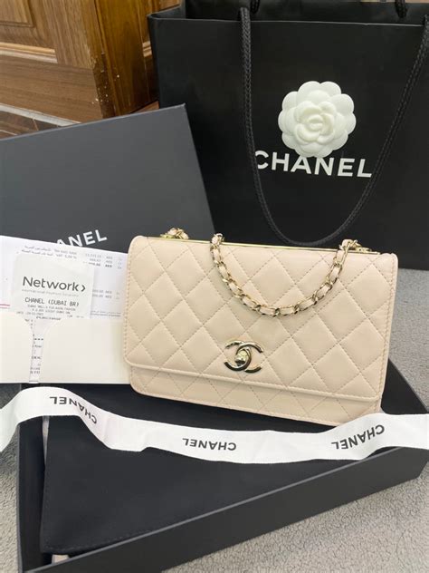 chanel chain wallet|chanel wallet on chain trendy.